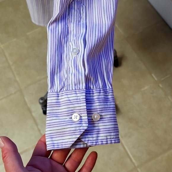Tommy Hilfiger,  Mens sze Med,  Vintage,  Button Down,  Long Sleeves dress shirt - Picture 7 of 15
